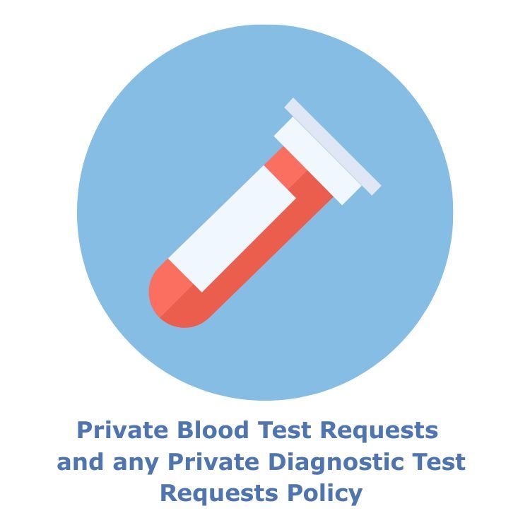 Private Blood Test Requests and any Private Diagnostic Test Requests Policy 2